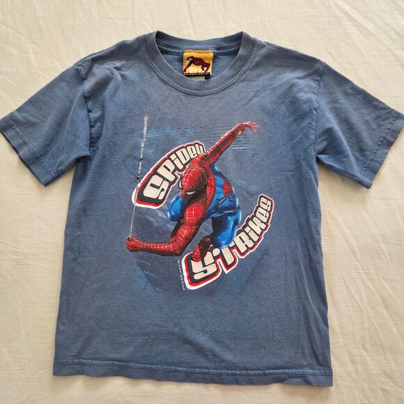 Vintage Y2k Spiderman 2 Tee kids 6/8 - Picture 1 of 6